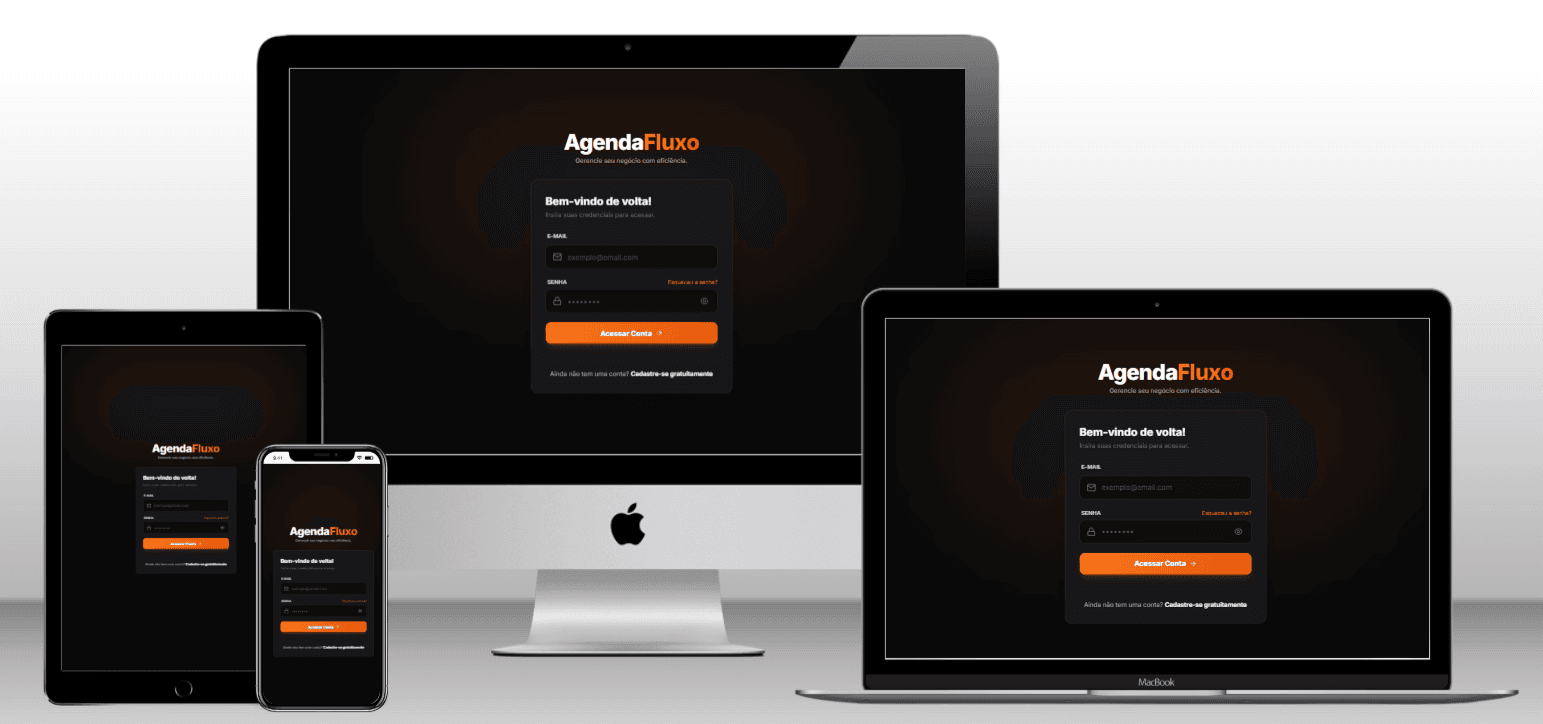 Interface do AgendaFluxo